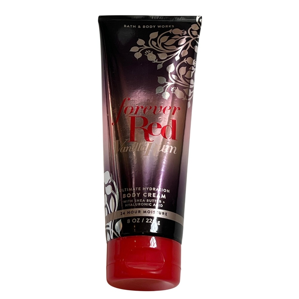 Bath and Body Works Forever Red‎ Vanilla Rum Body Cream 8 oz - BRAND NEW